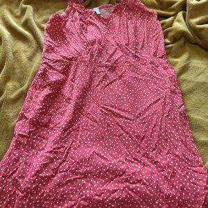 41 Hawthorn Pink Polka Dot Sleeveless Dress